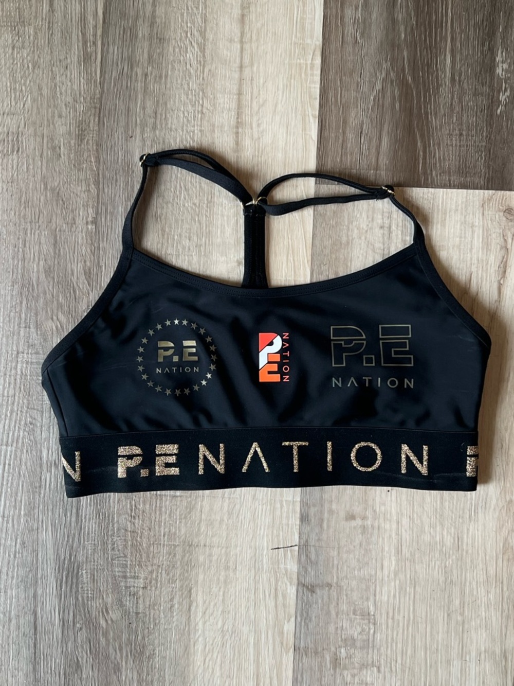 P.E Nation Logo Sports Bra size Medium
